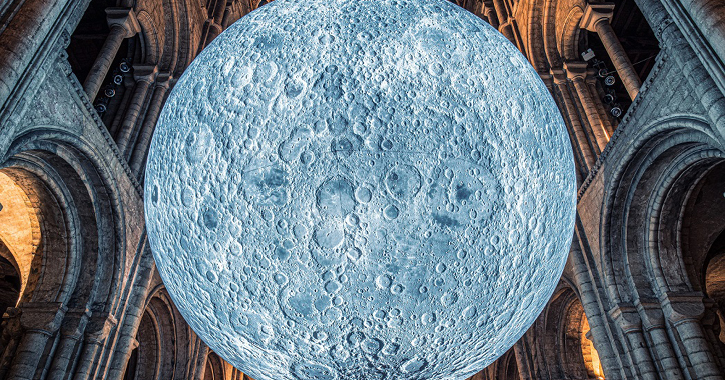 museum of the moon set to land at Durham Cathedral September 2020.